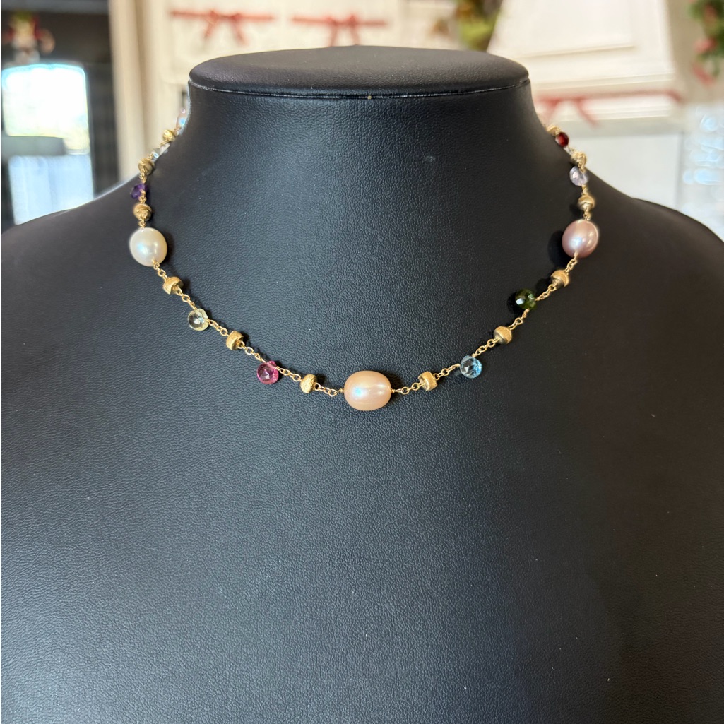 Authentic Marco Bicego 16in. Paradise Pearl Necklace